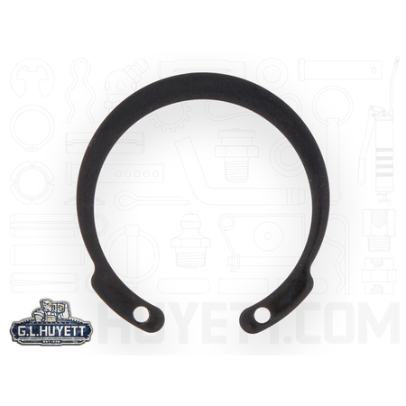 ROTOR CLIP Internal Retaining Ring, Steel, Black Phosphate Finish, M35 Bore Dia. DHOI-035